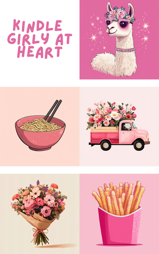 Bayleu Book Girly Stickers