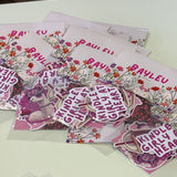 Bayleu Book Girly Stickers